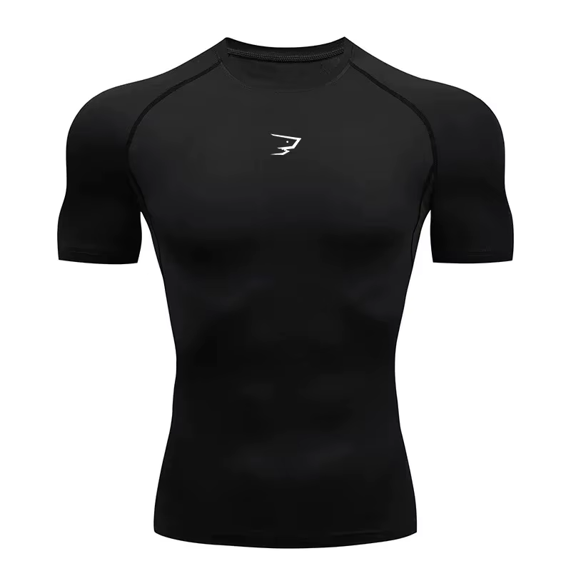 T-shirt de compression à manches courtes pour homme