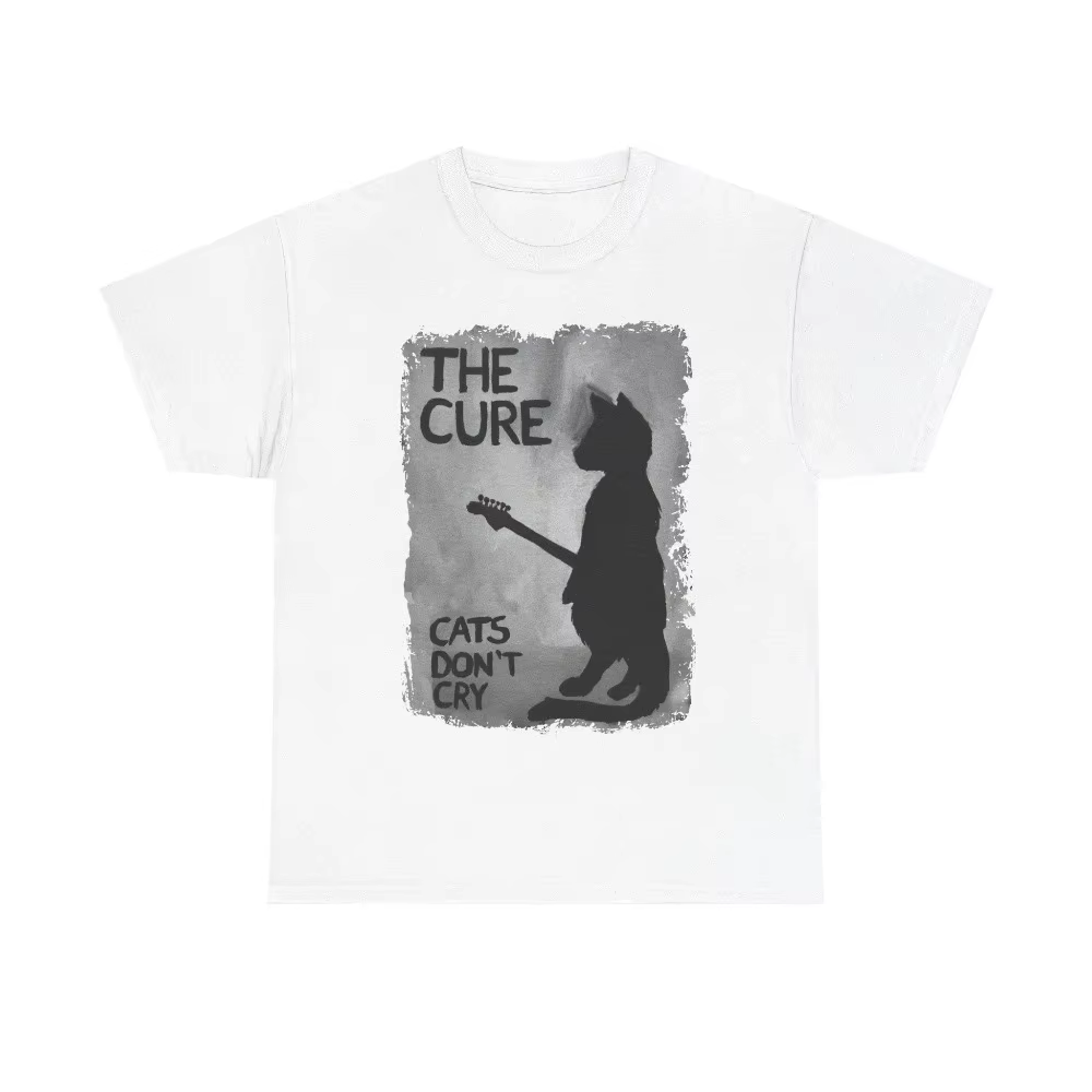 T-shirt The Cure Cat, T-shirt pour hommes