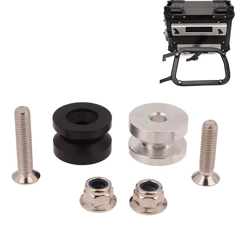 Support de fixation de haute qualité pour top case moto, lot de 4, avec boucle de fixation pour boîte arrière, coffre à bagages, et accessoires de support pour boîtes latérales