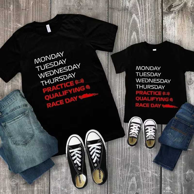 T-shirt de la semaine de course pour hommes et femmes