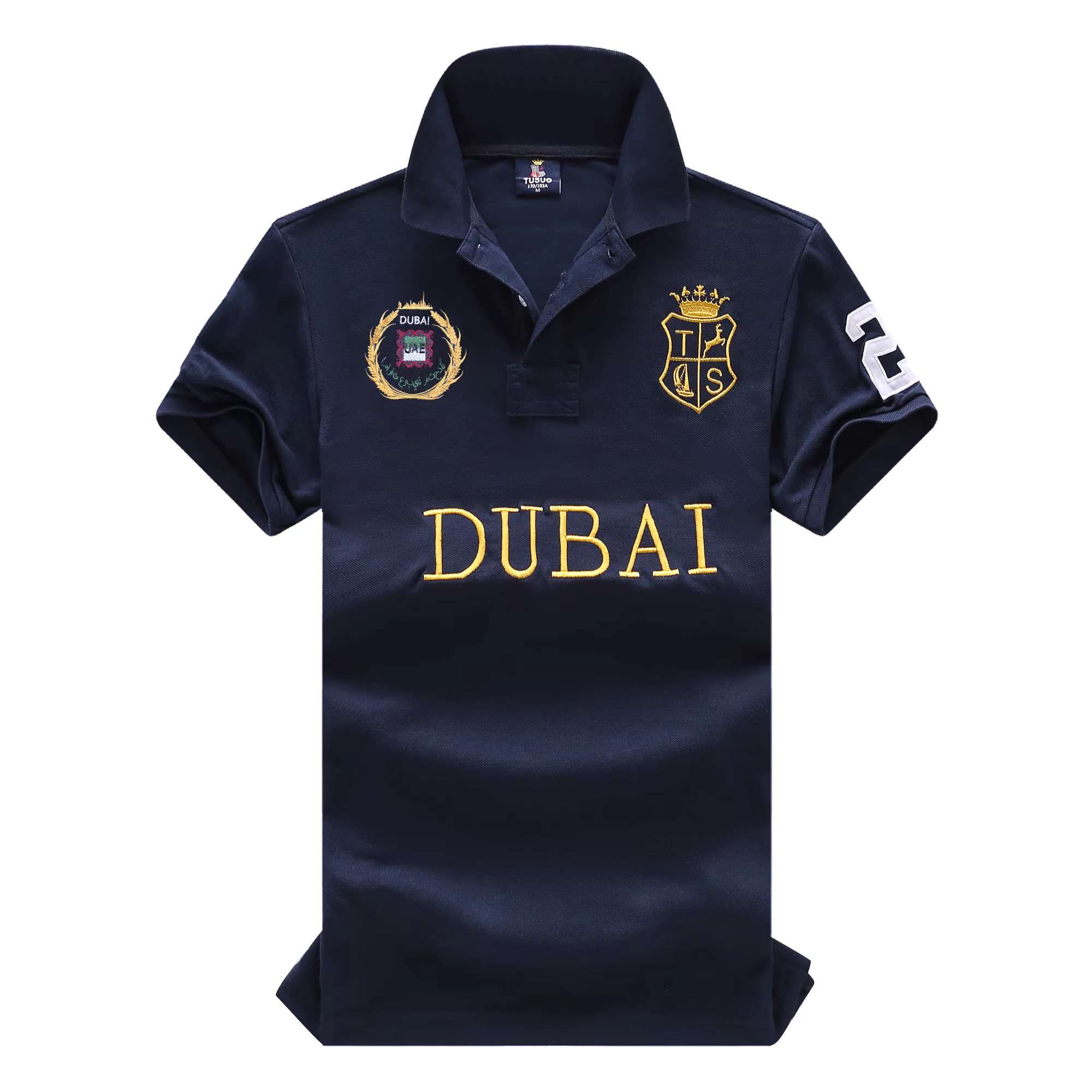 Polo pour homme TS 2026 Dubaï 100% Coton Respirant Grande Taille 6XL Vêtement de Golf d'Été T-shirt à Col Court de Haute Qualité