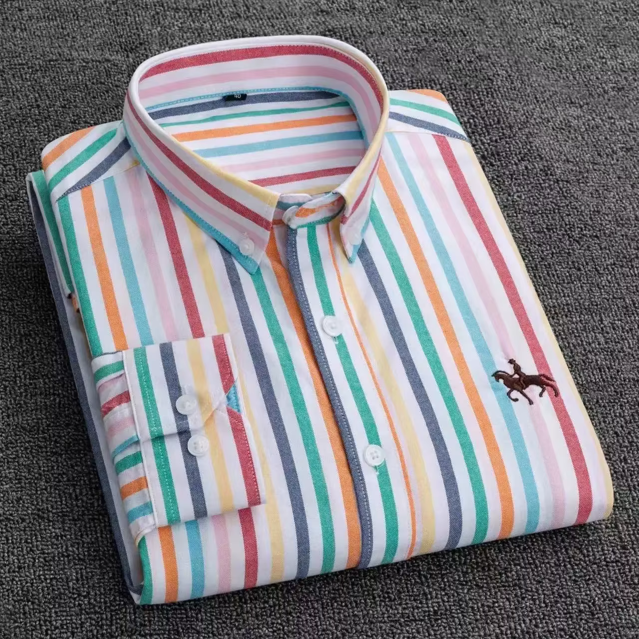 Chemises Oxford à manches longues pour hommes
