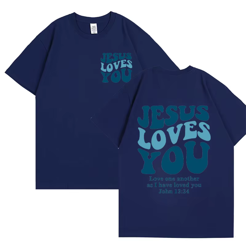 T-shirt chrétien Jésus t'aime