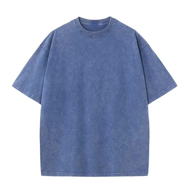 T-shirts vintage délavés pour hommes et femmes