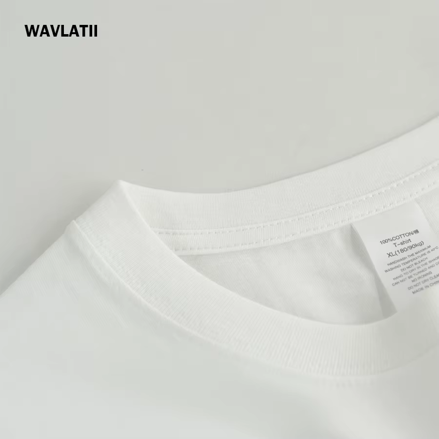 WAVLATII – t-shirt 100% coton pour femmes