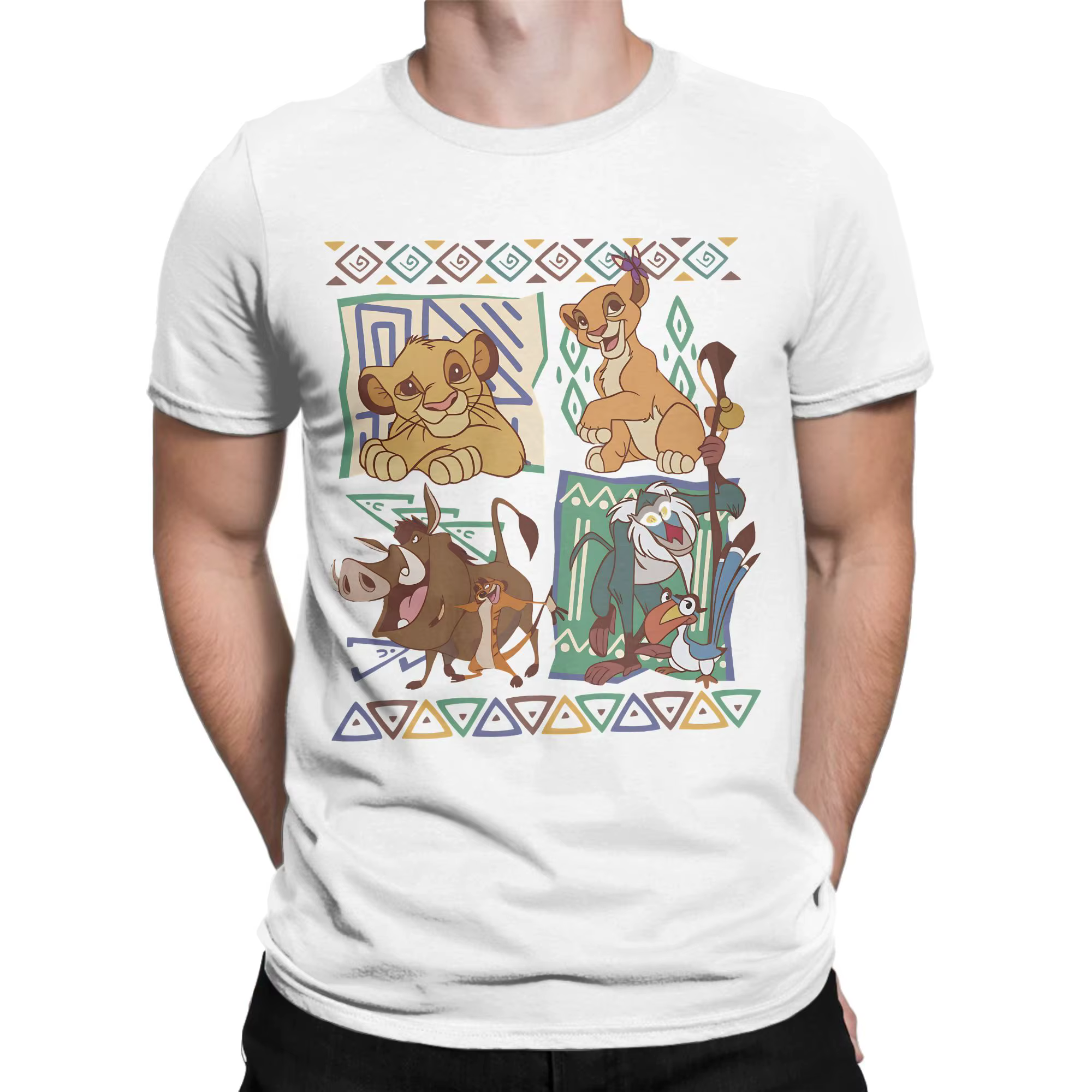 T-shirt pour hommes Le Roi Lion