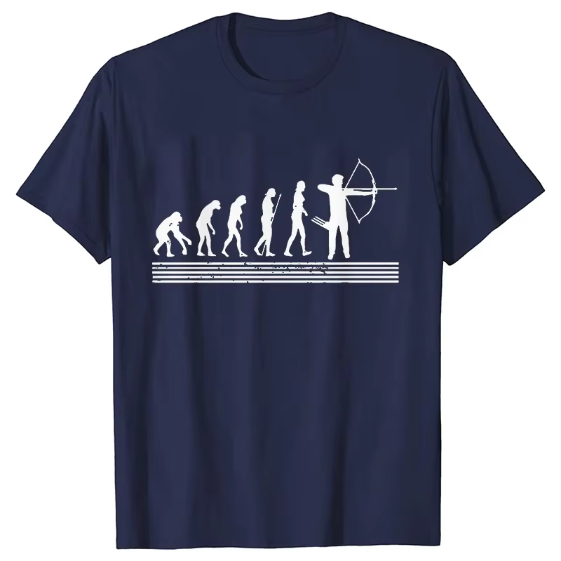T-shirt évolution tir à l'arc pour hommes