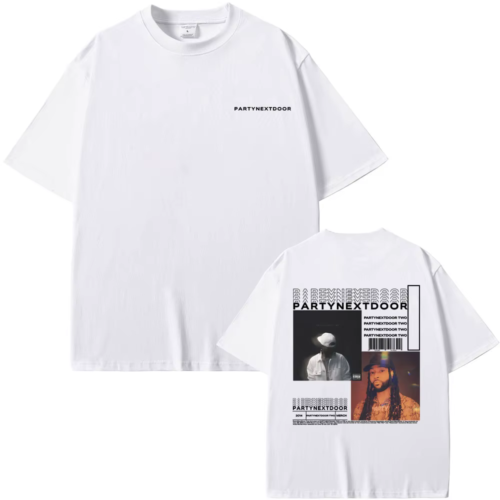 T-shirt imprimé double face pour hommes