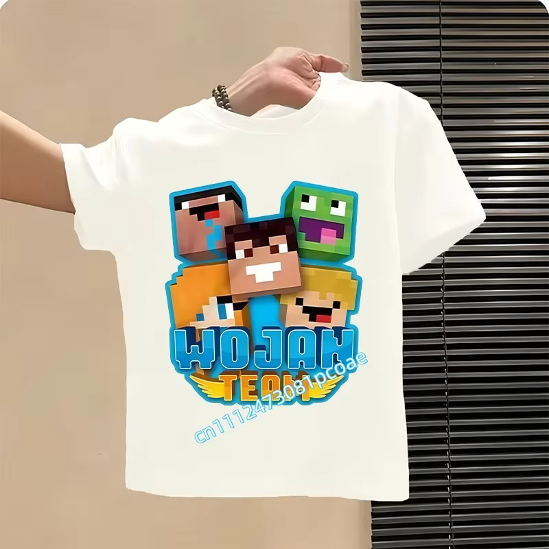 Nouveau T-shirt de sport décontracté pour garçons 2026 avec imprimé dessin animé pour l'été