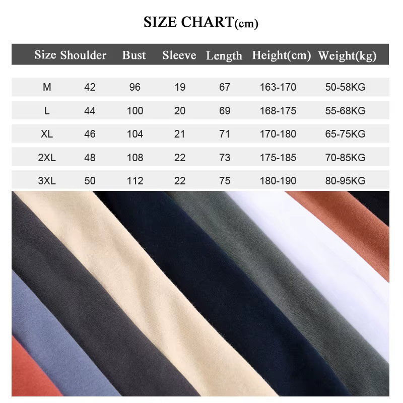 T-shirt en coton à col rond pour hommes