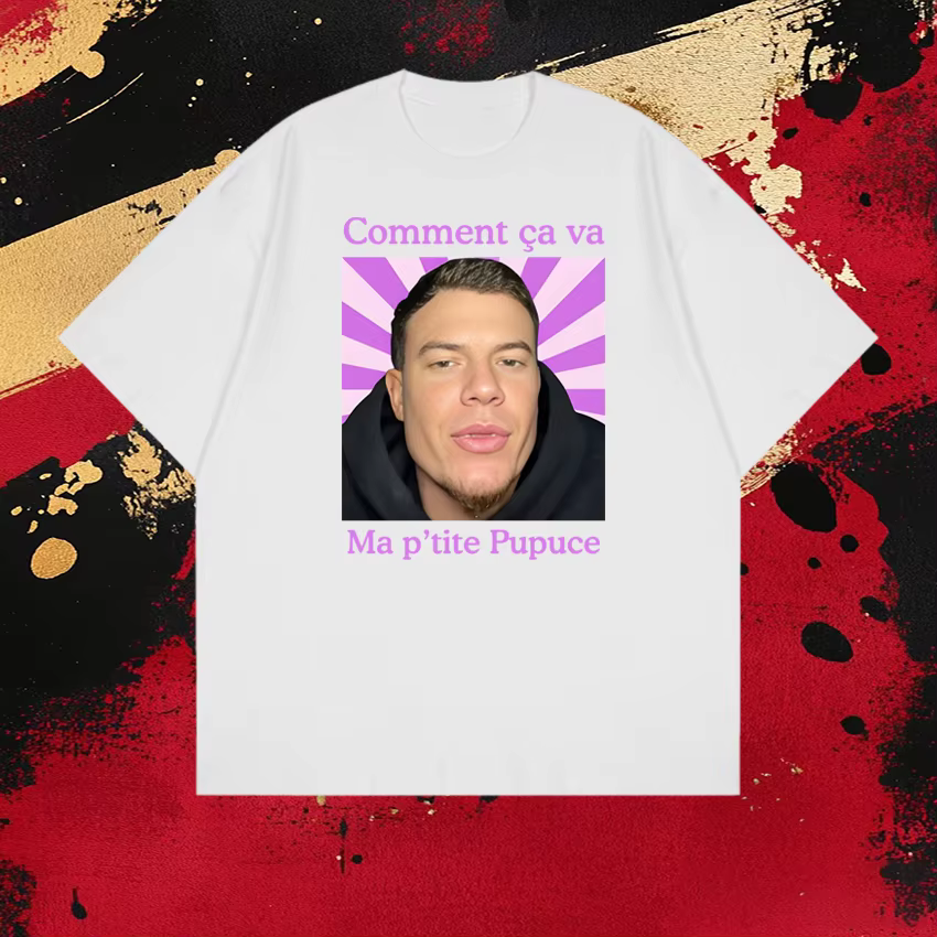 T-shirt graphique Hot Rapper Jul AD Laurent Ma P'tite Pupuce 2026 pour hommes et femmes