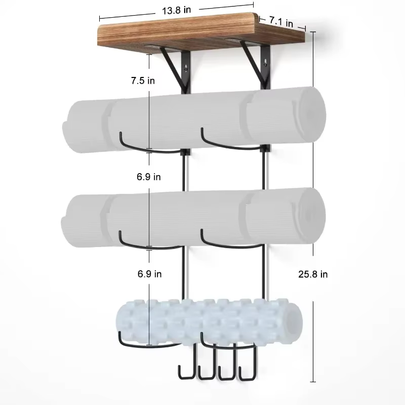 1 ensemble d'accessoires de support de tapis de Yoga