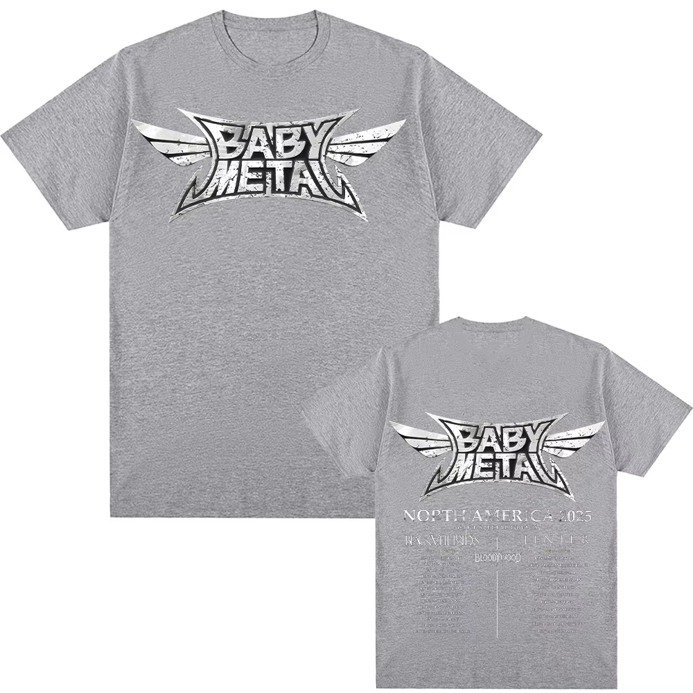 Babymetal amérique du nord Tour 2025 T-shirts Vintage