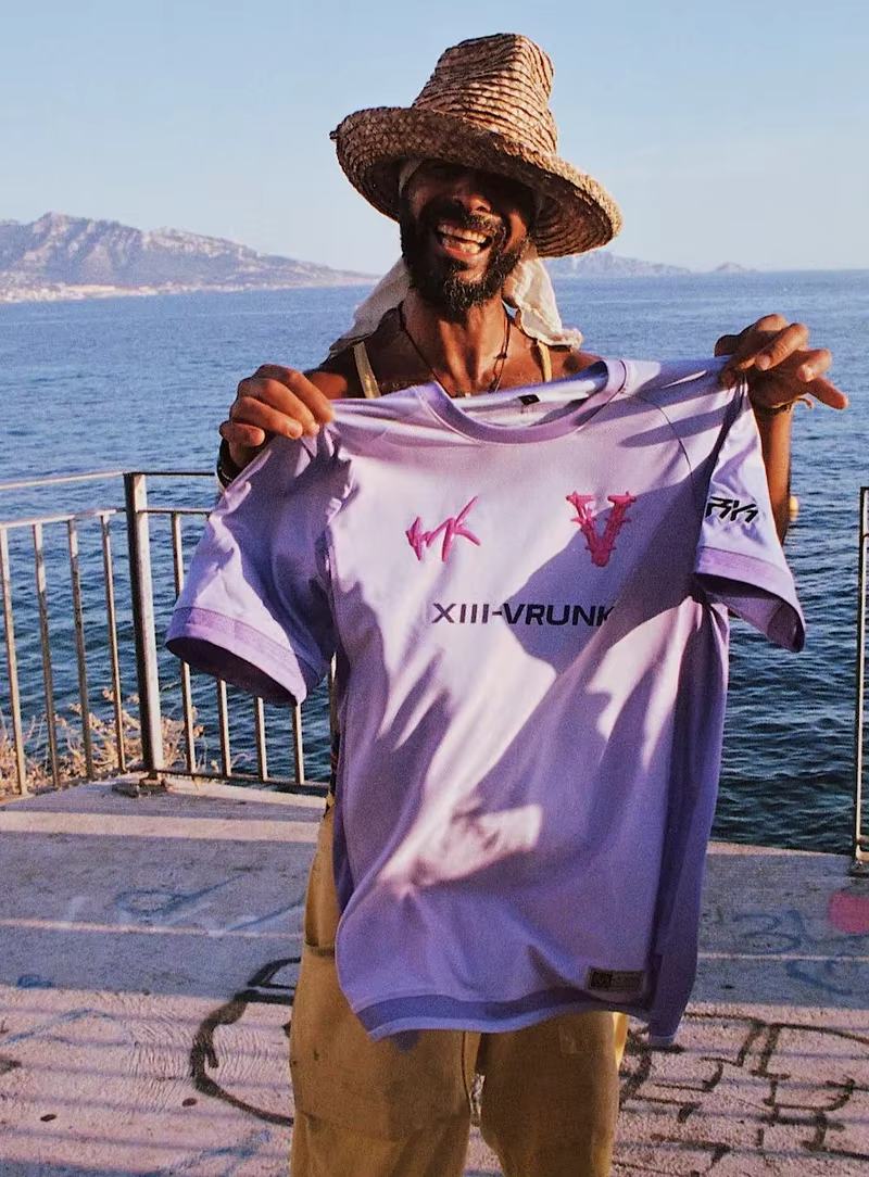 VRK Summer T-shirt à manches courtes et col rond pour homme