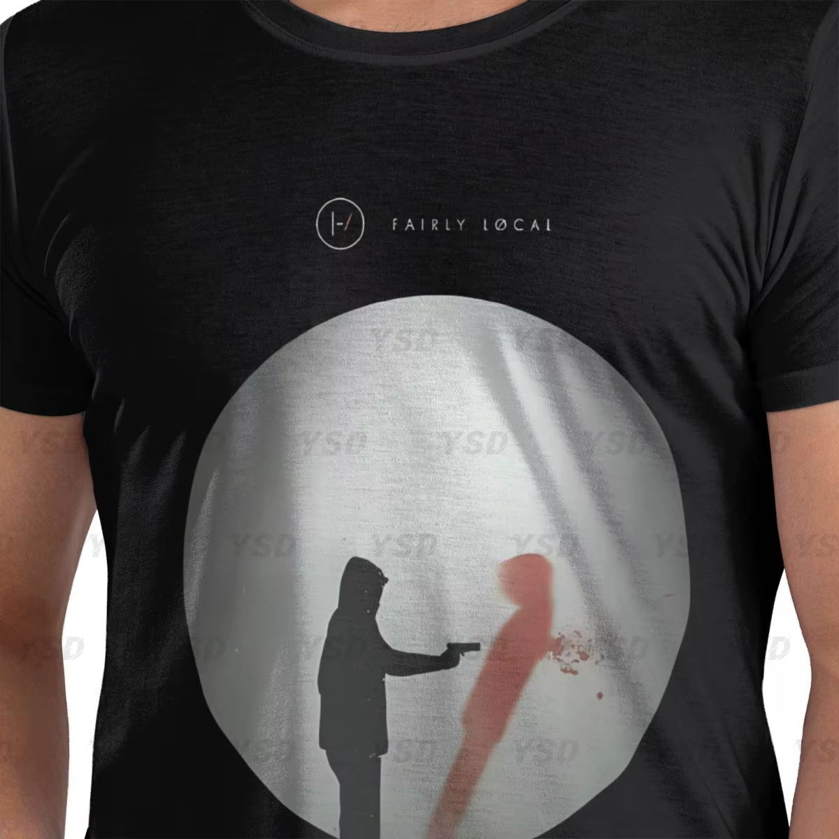 T-shirt de sport ajusté pour homme
