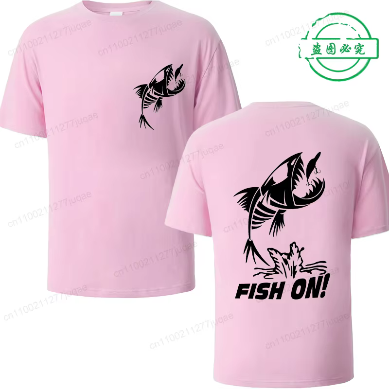 T-shirt drôle pour hommes été pêche pêcheur Sport chemise