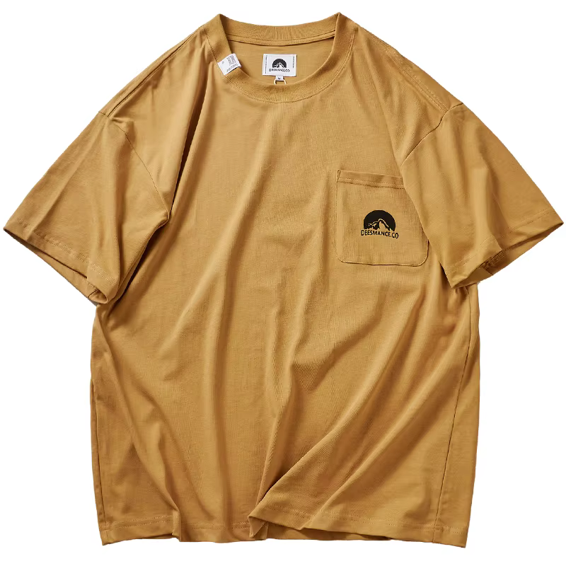 T-shirt à Manches Courtes en Coton pour Homme