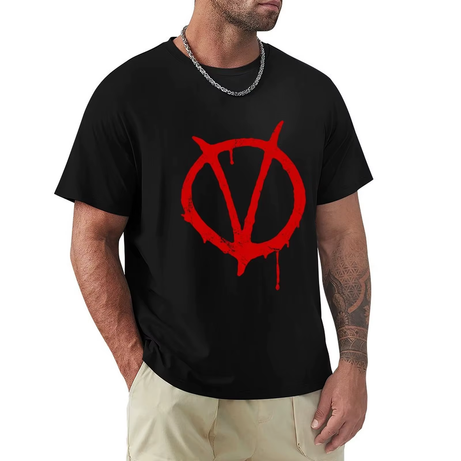T-shirts pour hommes V pour Vendetta