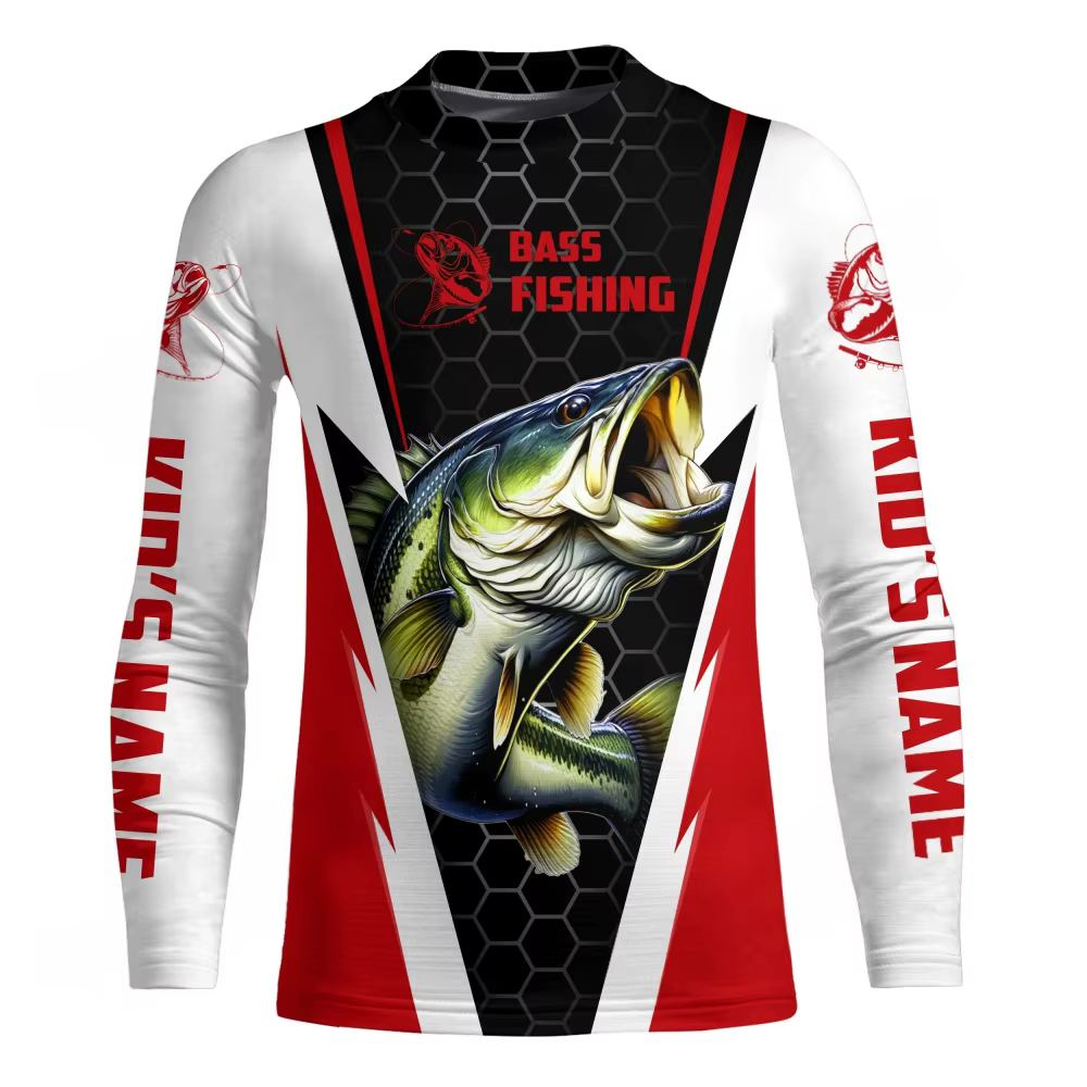 T-shirt de pêche à manches longues pour homme, T-shirt de camping et d'extérieur pour homme, T-shirt d'été à col rond avec motif de pêche pour homme, Vêtements
