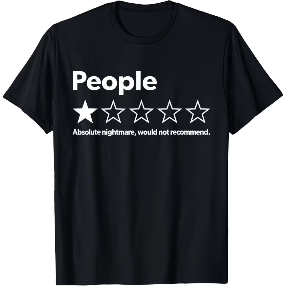 T-shirt humoristique pour hommes et femmes