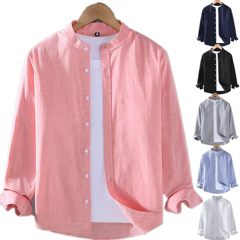 Chemise en lin pour hommes