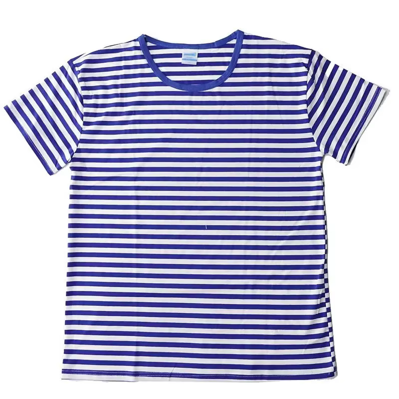 T-shirt rayé à manches courtes pour homme