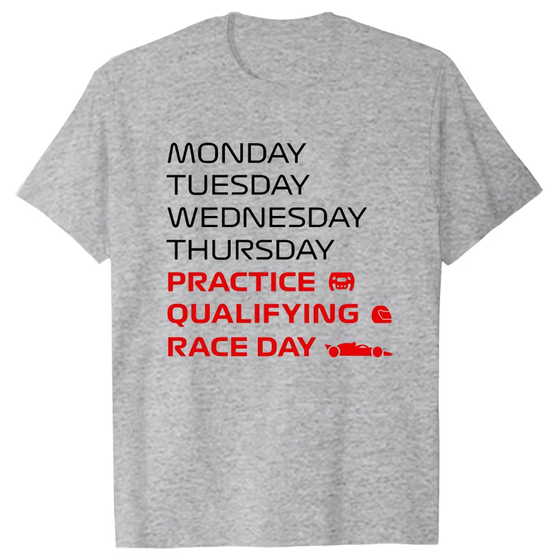 Race Week T-Shirt pour hommes femmes vêtements pratique