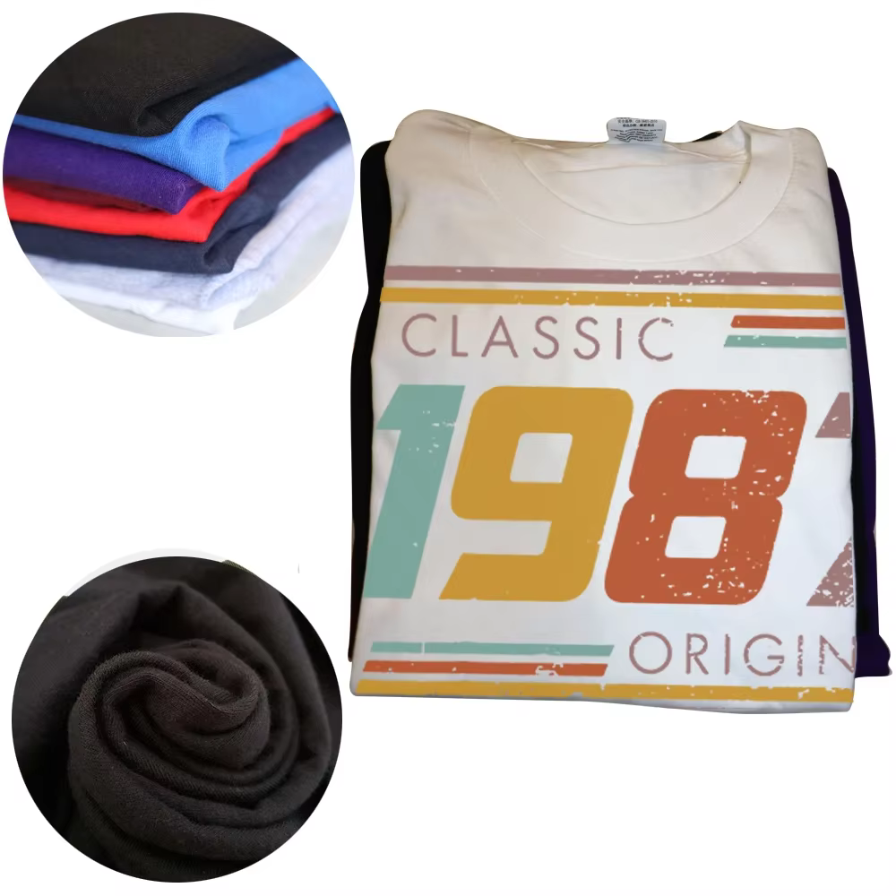 Classique 1987 Original Vintage édition rétro anniversaire t-shirts été graphique coton Streetwear à manches courtes cadeau T-shirt