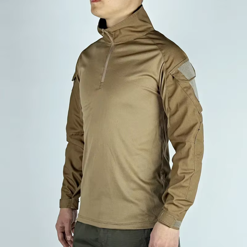 T-shirt à manches longues pour homme, vêtement d'extérieur, respirant, pour entraînement, chasse, randonnée, travail