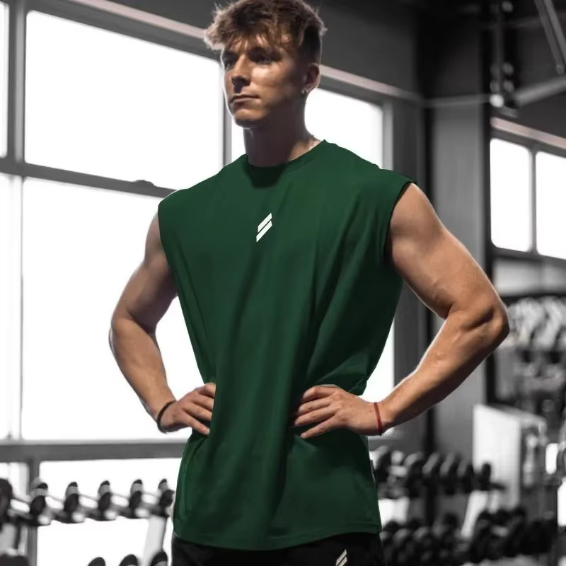 Camiseta deportiva sin mangas para hombre