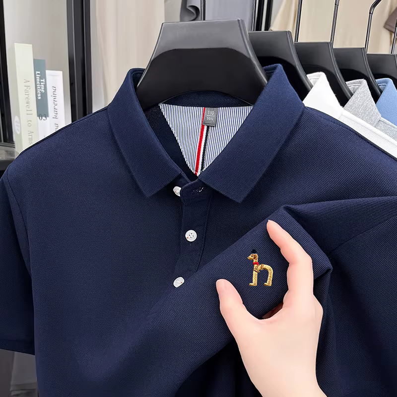 Polo à manches courtes pour hommes