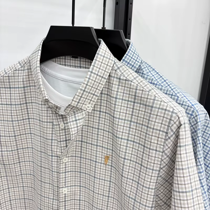 Chemise à manches courtes pour homme en été