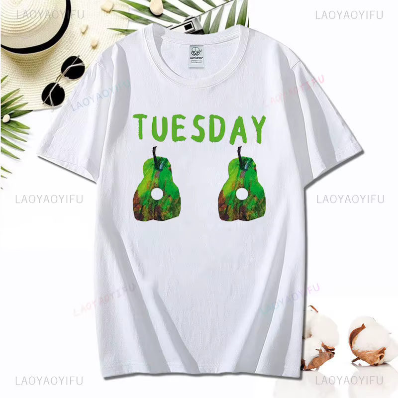T-Shirt unisexe chenille très affamée