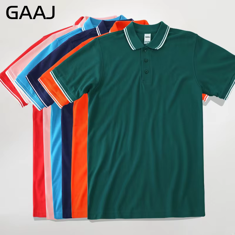 GAAJ Polo Shirt Hommes Plus Taille