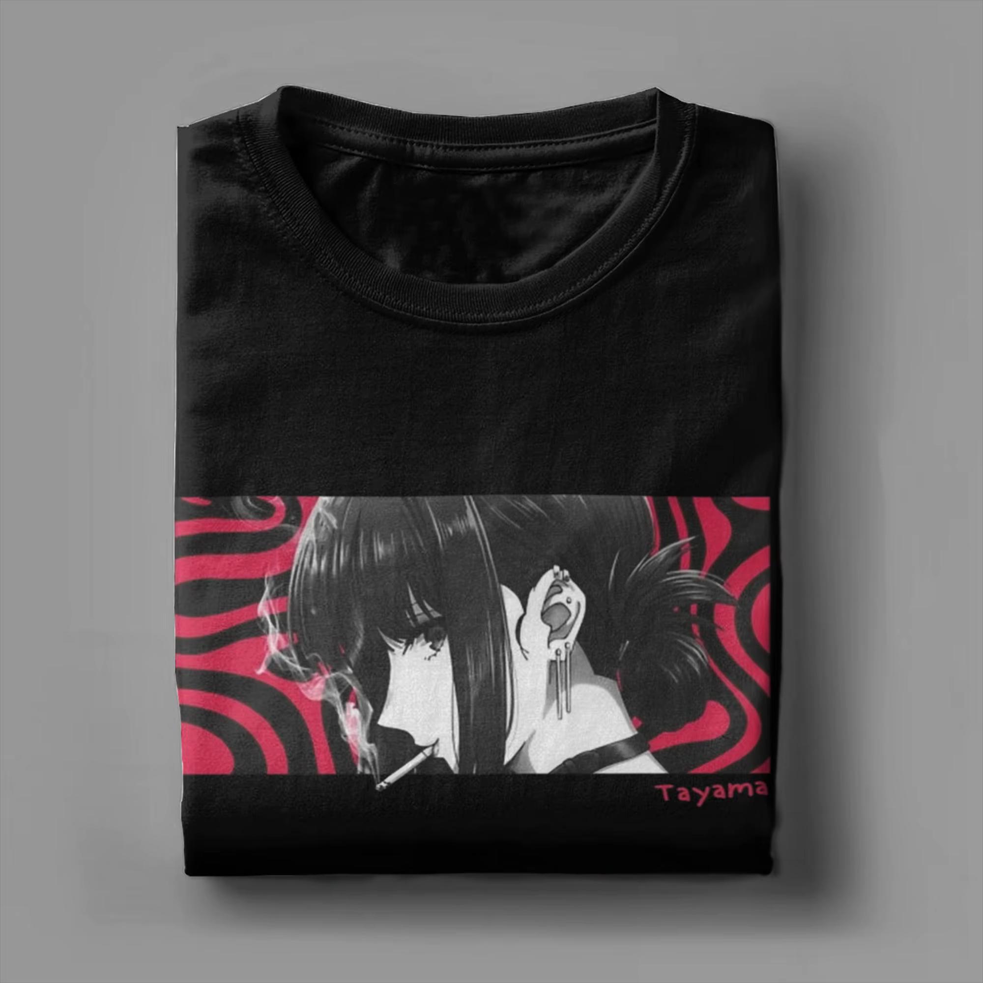 T-shirt Tayama Smoking Behind the Supermarket with You pour hommes