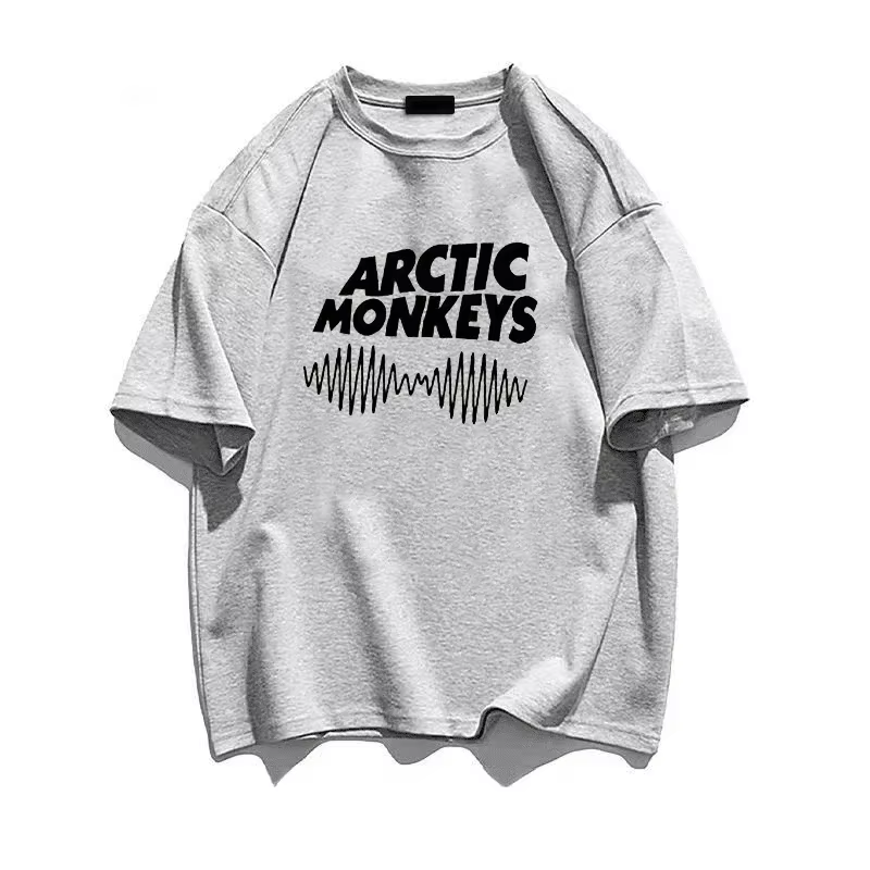 Arctic Monkeys Vêtements Femmes T-shirt Mâle Manga Décontracté 2022 Y2k Blanc