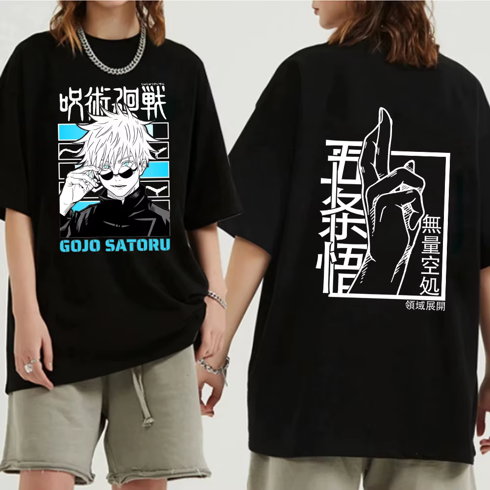 Japonais Jujutsu Kaisen Gojo Anime T-shirt unisexe Manga