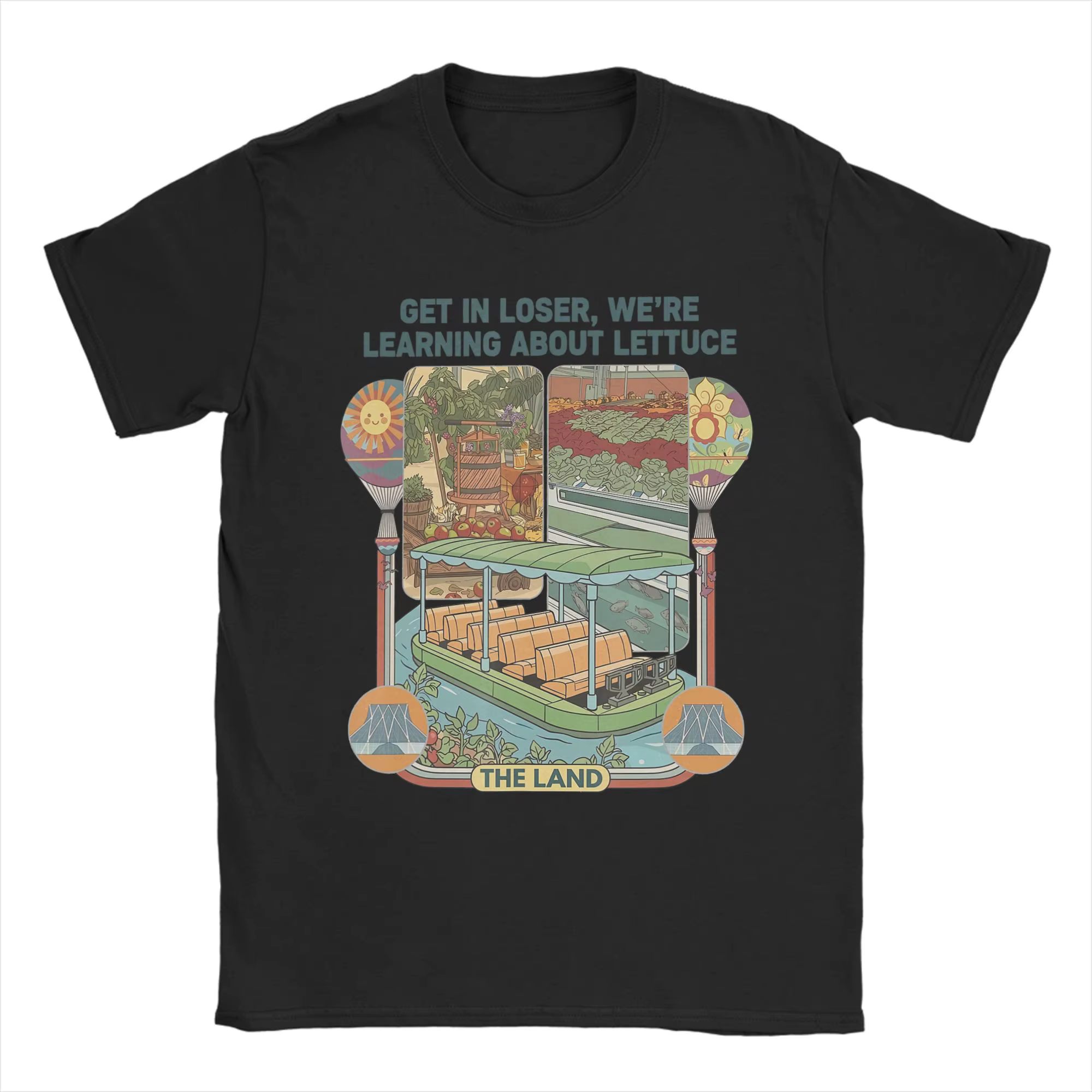 T-shirt pour hommes « Get in Loser We're Gonna Learn About Lettuce »