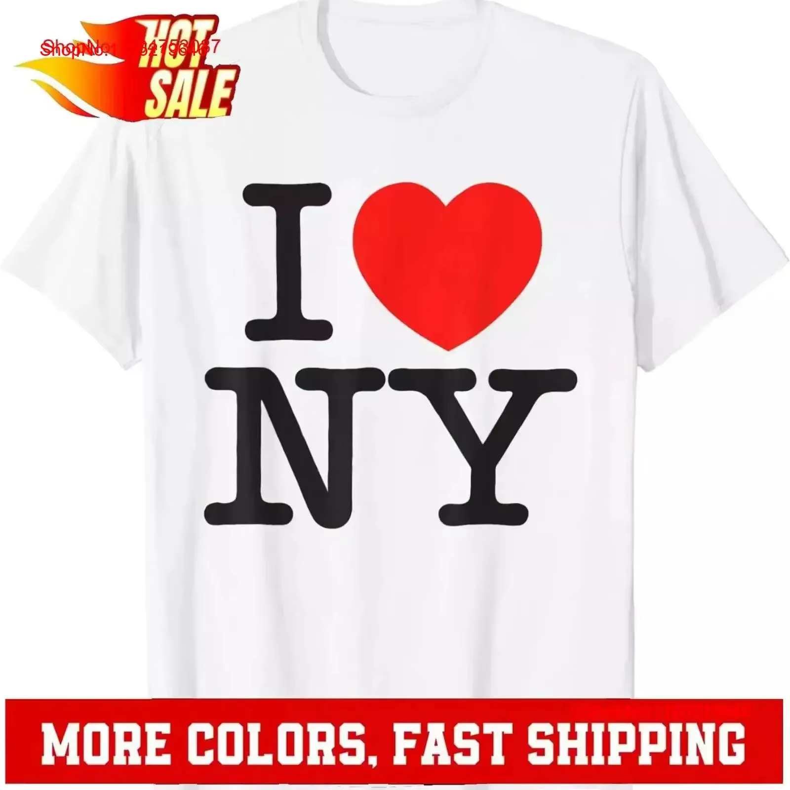J'aime NY New York coeur t-shirt vintage lavé mode graphique étiré doux respirant confortable élégant