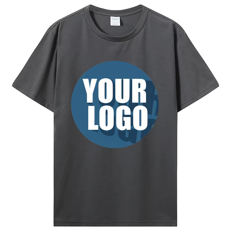 Personnalisez votre LOGO t-shirt Hip Hop Streetwear hommes coton T-shirts haut surdimensionné