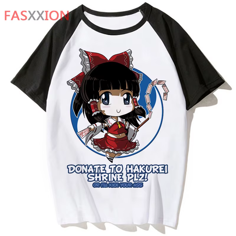 Touhou projet Reimu Hakurei t-shirt homme