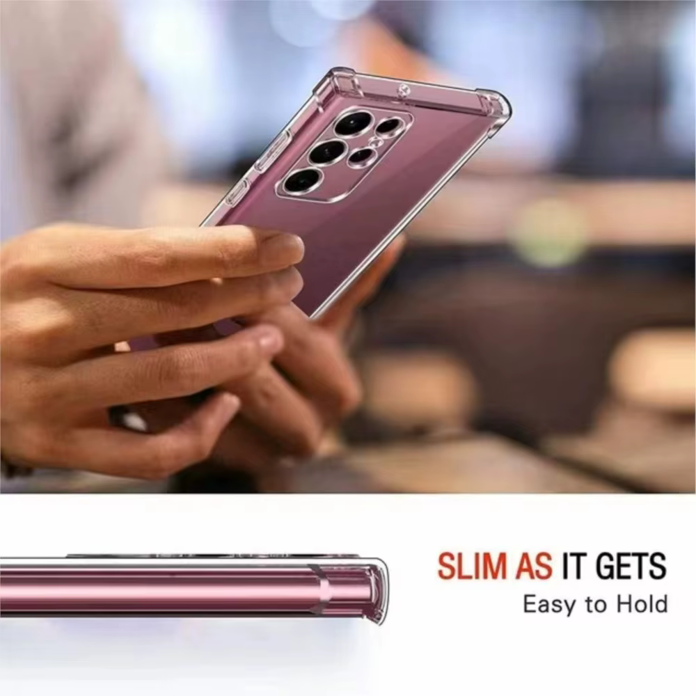 Étui antichoc épais Transparent pour Samsung Galaxy S26 étui Ultra Transparent S26 bord couverture S 26 Plus étuis en TPU souple