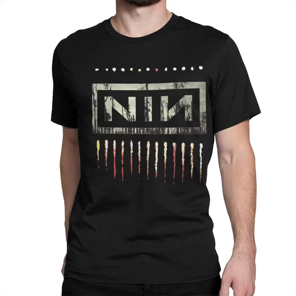 Nine pouces ongles NIN Rock Band vêtements hommes femmes coton T-shirt