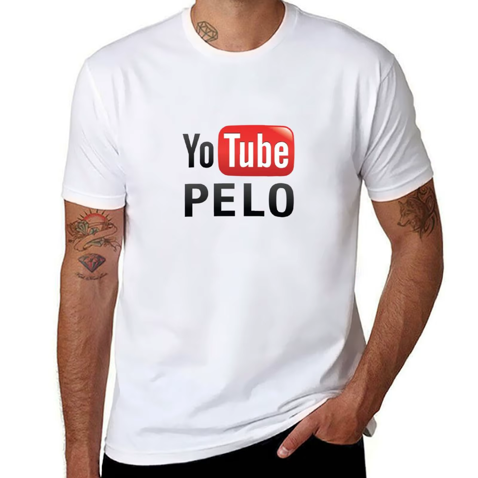 T-Shirt surdimensionné-t-shirts t Pelo anime chemises Yo Tube Design drôle Latino homme