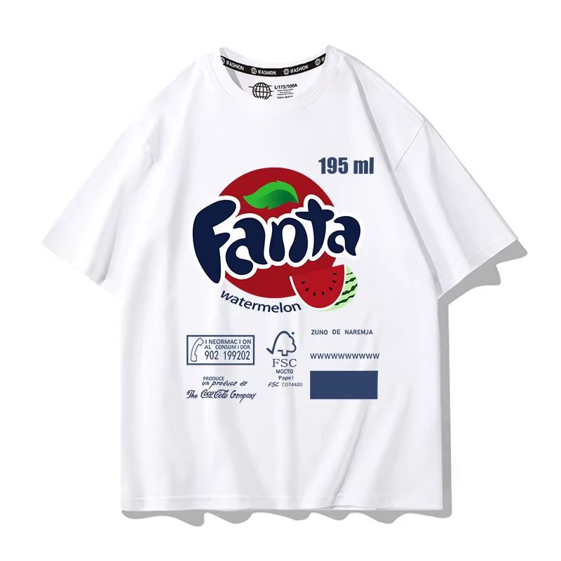 T-shirt à manches courtes Fanta Beverage pour hommes