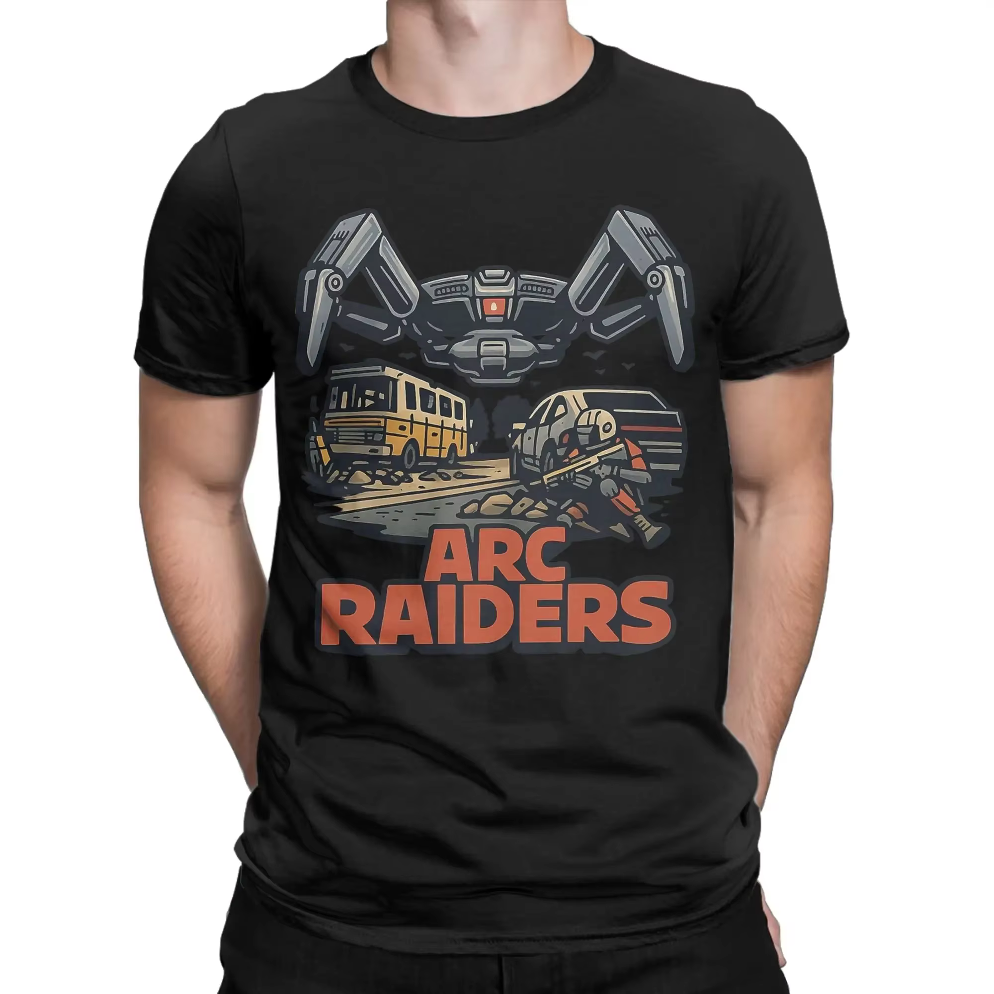Shoot Game Arc Raiders t-shirts pour hommes femmes coton nouveauté T-Shirt col rond