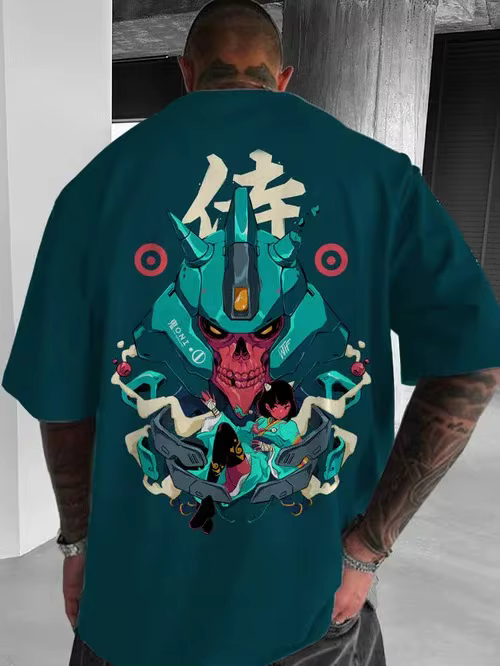 T-shirt imprimé 3D d'anime japonais