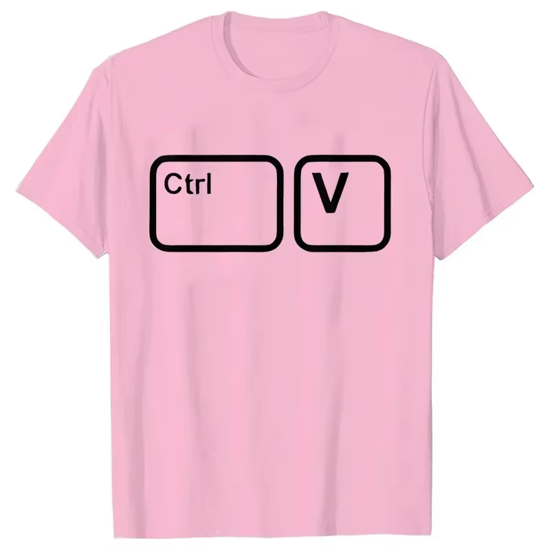 T-shirt de famille CTRL + C CTRL + V