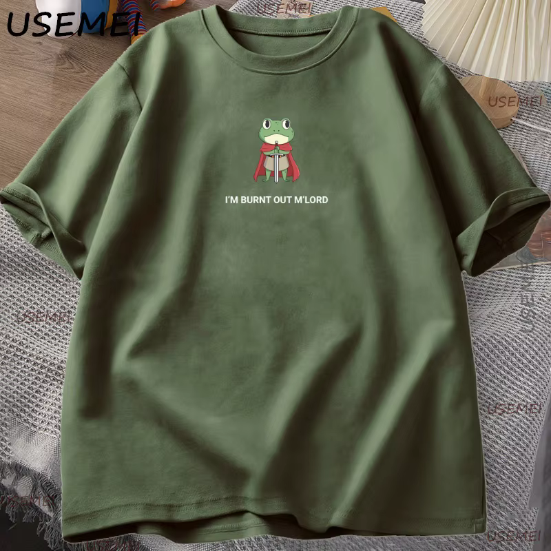 Burnt Out Knight Frog T-Shirt drôle DnD graphique