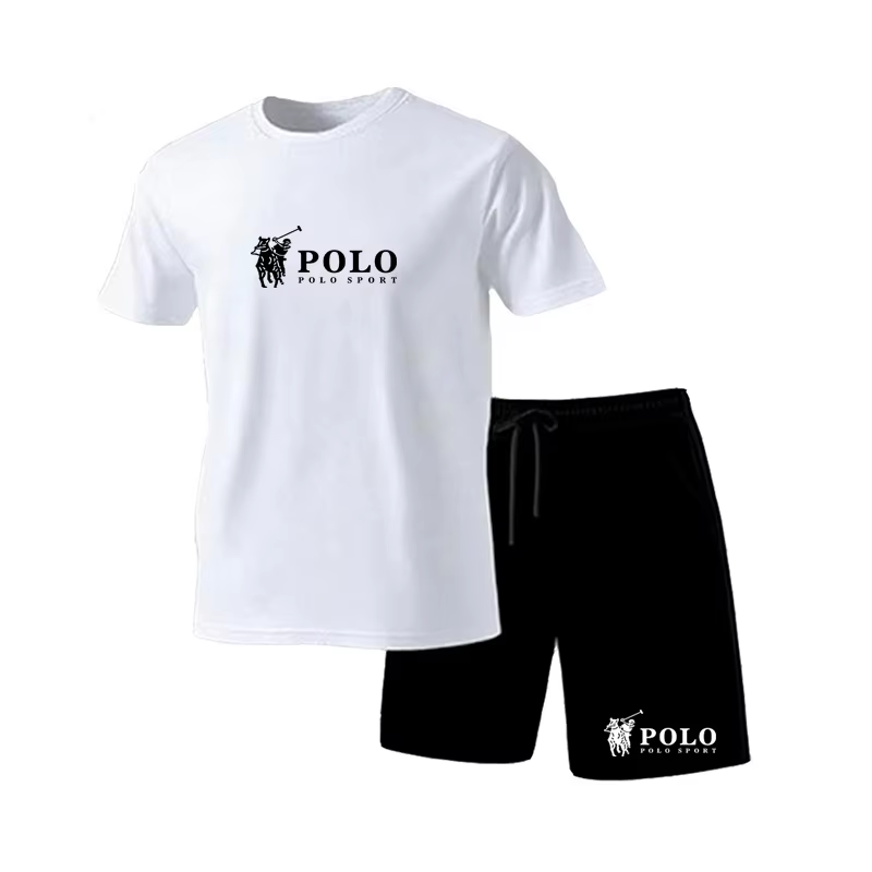 Ensemble T-shirt et short de sport POLO pour homme